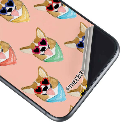 Bouffants and Broken Hearts Corgi Love iPhone 11 Skin